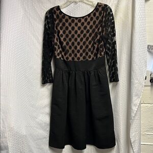 Eliza J gorgeous black dress.